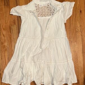 Zara White Kids Casual Dress